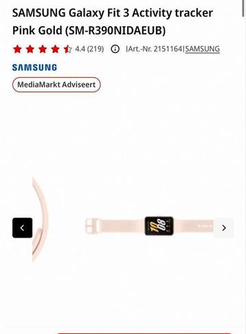 SMARTWATCH SAMSUNG FIT 3 beschikbaar voor biedingen