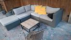Loungeset donkerbruin, Tuin en Terras, Ophalen, Gebruikt, Loungeset
