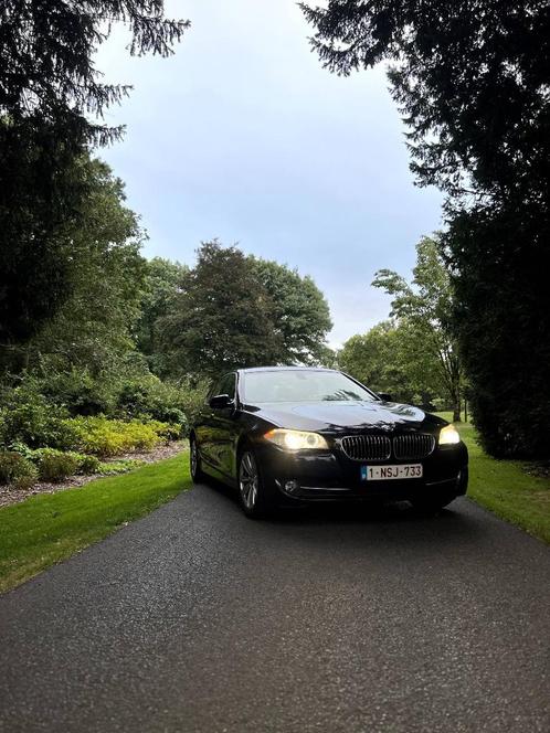 BMW 525d F10, Auto's, BMW, Particulier, 5 Reeks, Diesel, Euro 5, Berline, 4 deurs, Handgeschakeld, Blauw, Zwart, Stof, Ophalen