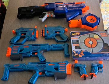 Lot Nerf geweren en doelwit beschikbaar voor biedingen