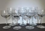 3x Wijnglas en 4x aperitief glas., Antiek en Kunst, Ophalen of Verzenden