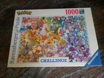 Pokémon puzzel, nog in de verpakking, 1000 stukjes beschikbaar voor biedingen
