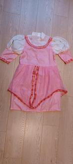 Roze prinsessenjurk met tule en gouden randjes - Maat 110, Enlèvement ou Envoi, Comme neuf, 110 à 116, Fille