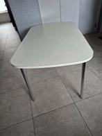 Keukentafel, Huis en Inrichting, Tafels | Eettafels, Ophalen, Kunststof, Gebruikt, 100 tot 150 cm