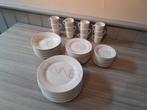 60-delig servies, Ophalen, Zo goed als nieuw, Porselein, Compleet servies
