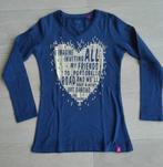 Donkerblauwe meisjes T-shirt merk edc maat 8 -9 jaar, Kinderen en Baby's, Kinderkleding | Maat 128, Meisje, Edc by Esprit, Ophalen of Verzenden