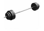 Barbell diameter 25mm, 164cm lang incl. gewichten, Sport en Fitness, Fitnessmaterialen, Ophalen, Nieuw, Halterstangen
