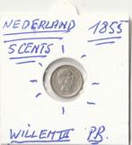 WILLEM III-5 CENTS 1855 PRACHTIG, Ophalen of Verzenden, Zilver