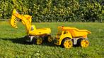 Maxi graafmachine + maxi truck, Kinderen en Baby's, Ophalen, Zo goed als nieuw