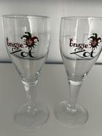 Brugse Zot - 2 glazen - 33 cl, Verzamelen, Glas en Drinkglazen, Ophalen of Verzenden, Zo goed als nieuw, Bierglas