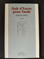 Nuit d'encre pour Farah - Malika Madi, Livres, Comme neuf, Enlèvement ou Envoi