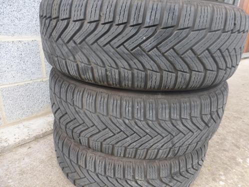 4 Michelin Alpin 6 - 195/65R15 winterbanden op stalen velgen, Auto-onderdelen, Banden en Velgen, Band(en), Winterbanden, 15 inch