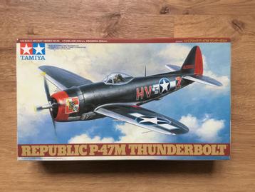 TAMIYA 61096 P-47M Thunderbolt 1/48e met EDUARD FE 354 beschikbaar voor biedingen