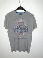 Replay t-shirt maat M, Kleding | Heren, T-shirts, Gedragen, Grijs, Maat 48/50 (M), Ophalen of Verzenden