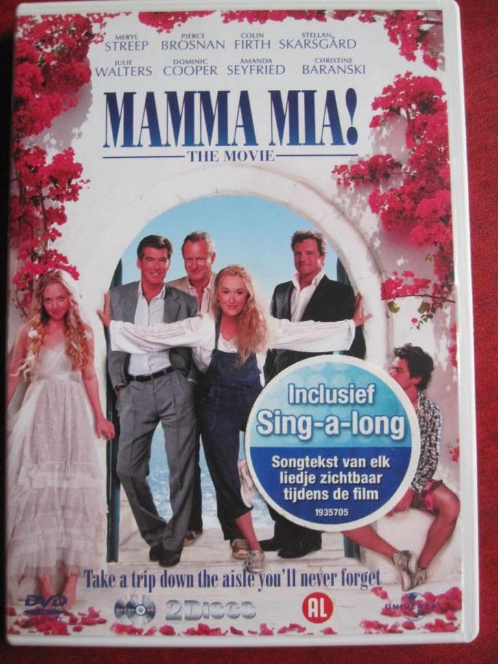 Mamma Mia! - The Movie (2008) 2 disc, Cd's en Dvd's, Dvd's | Komedie, Zo goed als nieuw, Romantische komedie, Boxset, Alle leeftijden