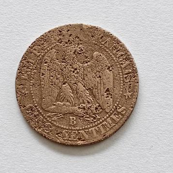5 centimes 1854 Napoleon lll.