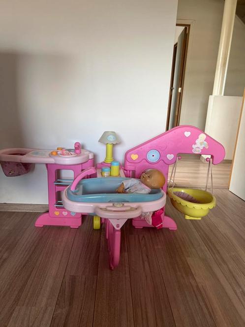 Smoby baby nurse 3 in 1, Kinderen en Baby's, Speelgoed | Poppenhuizen, Gebruikt, Poppenhuis, Ophalen