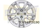 Toyota Aygo velg Aluminium 15'' dubbele 5-spaaks wit / gepol, Auto-onderdelen, 15 inch, Verzenden, Nieuw, Band(en)