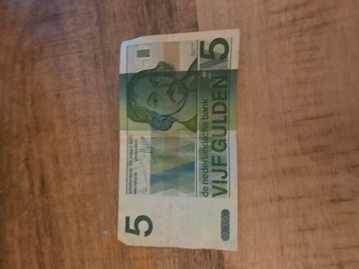 Nederland 5 gulden, Postzegels en Munten, Bankbiljetten | Nederland, 5 gulden, Ophalen