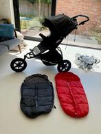 Mountain Buggy Urban Jungle incl draagmand en accessoires, Ophalen, Gebruikt, Overige merken, Voetenzak