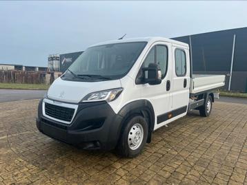 Peugeot Boxer L4 plateau dble cabine / 23959,7 € htva, Achat, Euro 6, Entreprise, 7 places