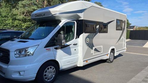 Camper Ford Chausson - 170 pk - Automaat - Queensbed, Caravans en Kamperen, Mobilhomes, Particulier, Half-integraal, tot en met 4