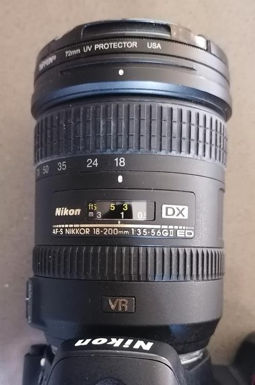 Nikon AF-S DX NIKKOR 18-200mm f/3.5-5.6G ED VR II, Audio, Tv en Foto, Foto | Lenzen en Objectieven, Zo goed als nieuw, Zoom, Ophalen