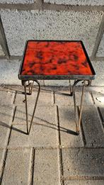 Vintage midcentury bijzettafeltje, plantentafeltje, Antiek en Kunst, Ophalen