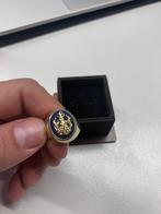 Vintage ring met Familiewapen, Handtassen en Accessoires, Ringen, 20 of groter, Ophalen of Verzenden, Zo goed als nieuw, Dame of Heer