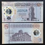 Lybië - 5 Dinars 2021 - P 551 - UNC - 1010, Ophalen of Verzenden, Overige landen, Los biljet