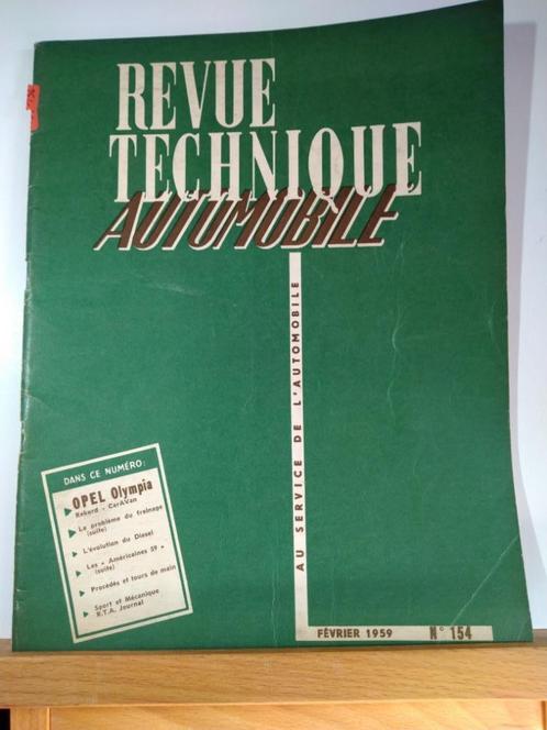 RTA - Opel Olympia - Américaines 59 - n 154, Autos : Divers, Modes d'emploi & Notices d'utilisation, Enlèvement ou Envoi
