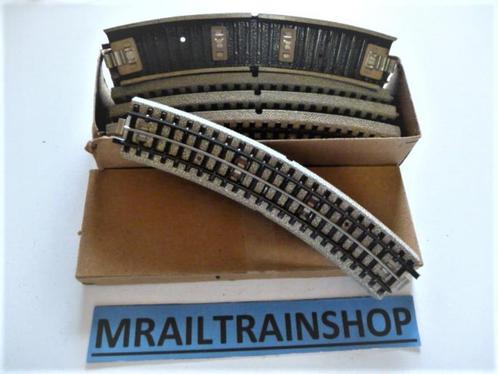 3600A1/1 MARKLIN HO - 10 x GEBOGEN RAILS/VOIES COURBES OVP, Hobby en Vrije tijd, Modeltreinen | H0, Zo goed als nieuw, Rails, Wisselstroom