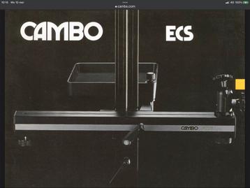 Trépied de studio Cambo ECS + rotule Manfrotto #400, Enlèvement, Comme neuf, Trépied ou écran