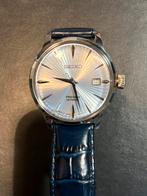 Seiko Presage Cocktail 40,5 mm Blue SRPB43J1, Handtassen en Accessoires, Horloges | Heren, Ophalen, Seiko, Leer, Staal