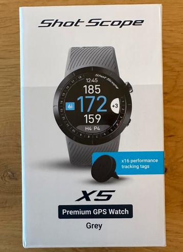 Shotscope X5 GPS golfwatch beschikbaar voor biedingen