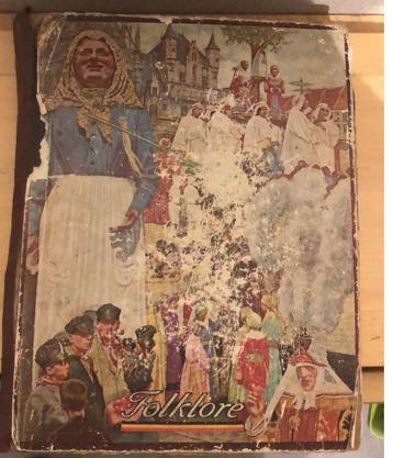 Oud boek Belgische Folklore beschikbaar voor biedingen