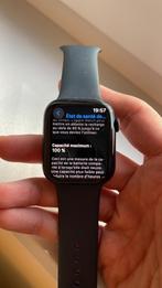 Apple Watch series 7 45 mm GPS zwarte kleur, Handtassen en Accessoires, Apple, IOS, Zo goed als nieuw, Zwart
