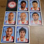 8 Panini stickers: voetbalclub Olympiacos (2007-2008), Comme neuf, Affiche, Image ou Autocollant, Enlèvement ou Envoi