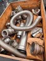 Rvs dubbelwandige schoorsteen, Ophalen, Zo goed als nieuw