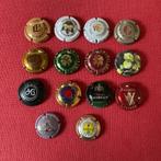 14 champagnecapsules, Ophalen