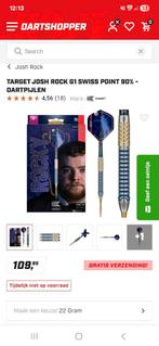 JOSH ROCK PIJLEN TE KOOP 23 G
Paar keer met gegooid, Sport en Fitness, Darts, Ophalen, Zo goed als nieuw