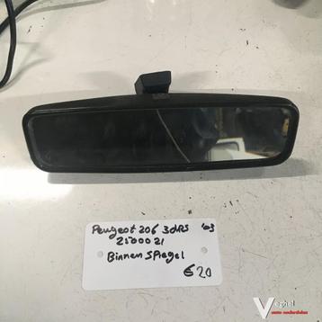 Peugeot 206 3drs 2003 Quicksilver Wagennr 2500021  Binnenspi beschikbaar voor biedingen