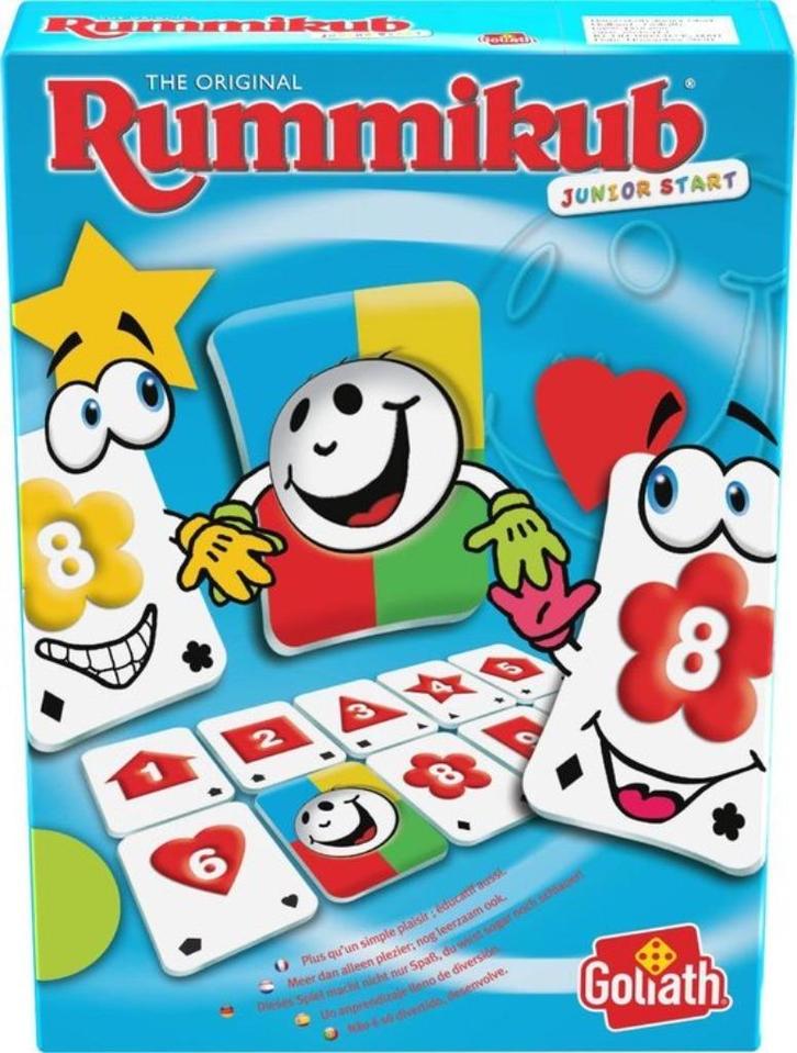 Goliath Rummikub - The Original Junior Travel Kinderspel, Hobby en Vrije tijd, Gezelschapsspellen | Bordspellen, Nieuw, Reisspel