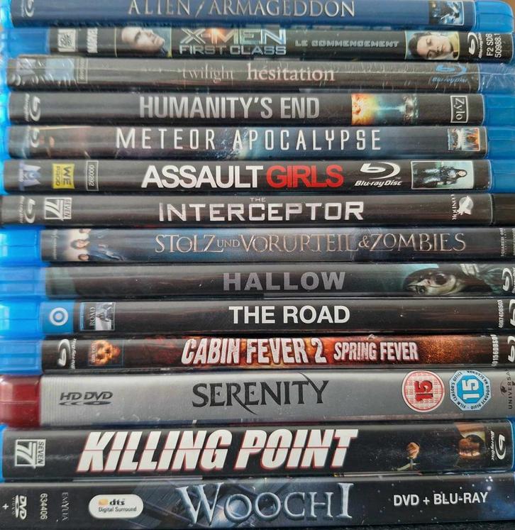 Blu-Ray Movies - 2,50€, Cd's en Dvd's, Blu-ray, Gebruikt, Horror, Ophalen of Verzenden
