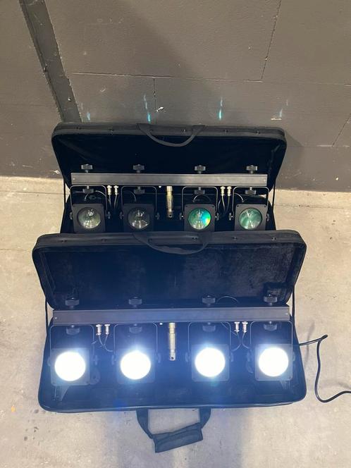 EUROLITE LED KLS-10 Compact light set wit, Musique & Instruments, Lumières & Lasers, Comme neuf, Lumières, Commande sonore, Effet stroboscopique