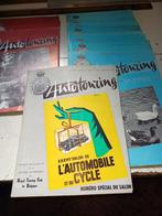 lot de 12 revues auto touring de 1954 (1 special salon), Comme neuf, Enlèvement ou Envoi, Documention oltimer autos