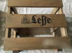 Krat Leffe houten bierbak abdij Leffe, Verzamelen, Biermerken, Ophalen of Verzenden, Leffe