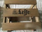 Krat Leffe houten bierbak abdij Leffe, Ophalen of Verzenden, Leffe