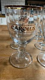 6 carolusglazen, Verzamelen, Glas en Drinkglazen, Ophalen, Gebruikt, Bierglas