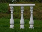Set van 3 Balusterpalen met Venster – Voor Balkon of Tuin, Tuin en Terras, Ophalen of Verzenden, Palen